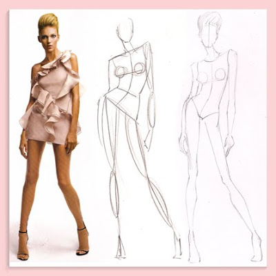 400x400 Fabulous Doodles Fashion Illustration Blog - Fashion Poses Drawing