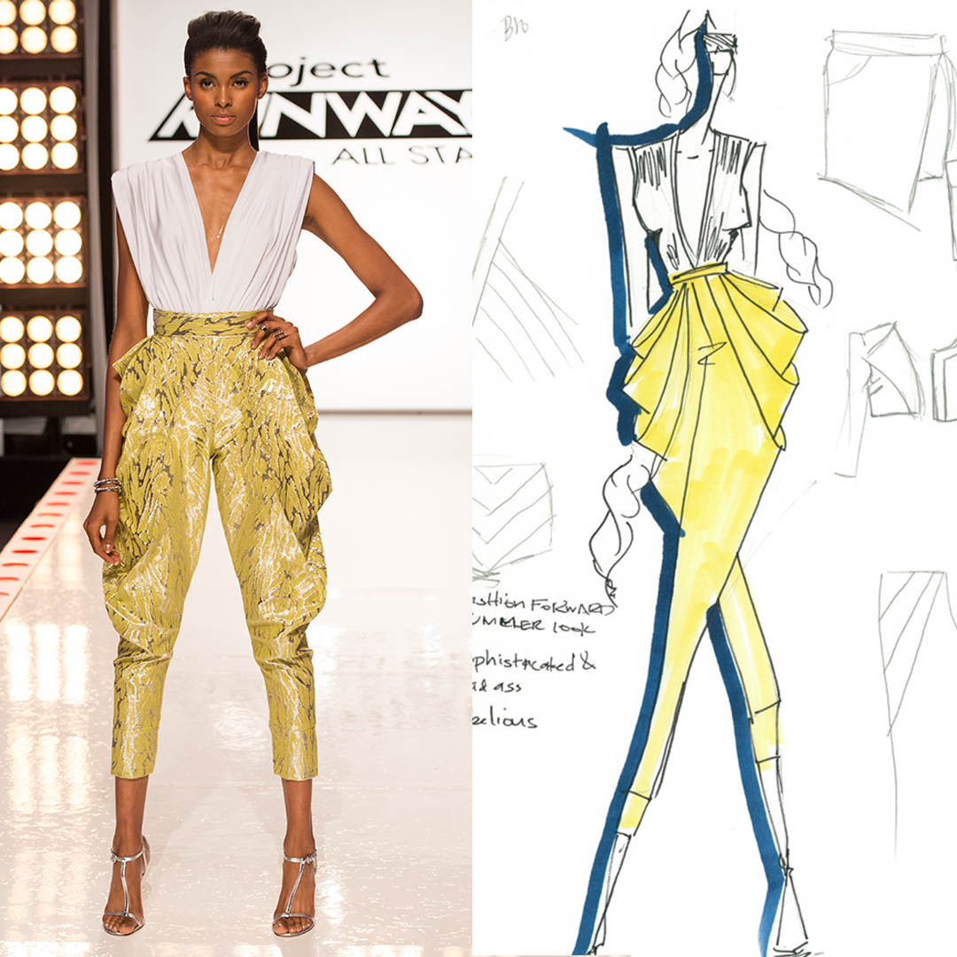 1080x1080 lifetime tag your project runway fashion fan art - Fashion Runway Drawing