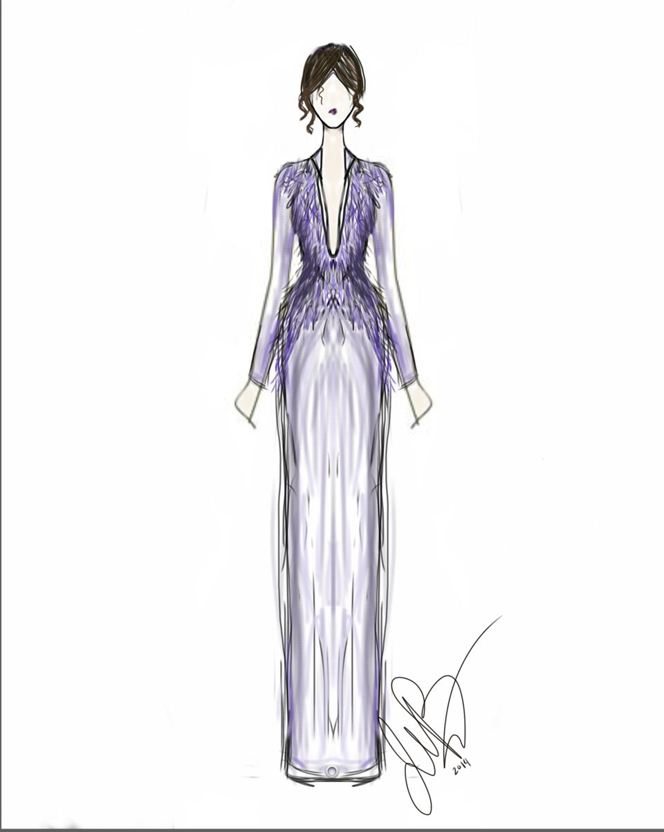 960x1203 project runway all stars sketches - Fashion Runway Drawing