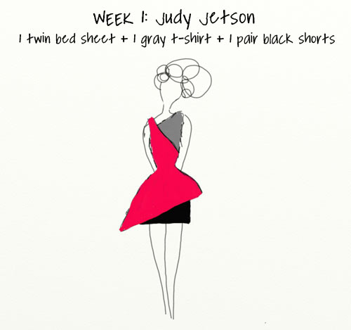 500x469 the hp project runway challenge - Fashion Runway Drawing