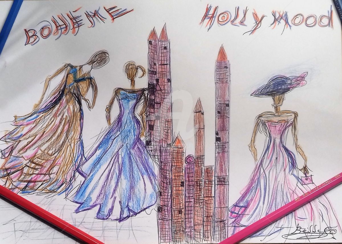 1200x856 fashion show drawing - Fashion Show Drawing