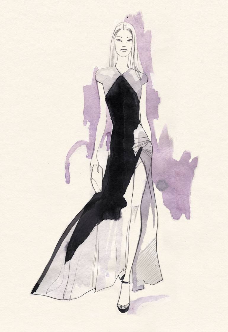 770x1121 Fashion Show Drawing - Fashion Show Drawing