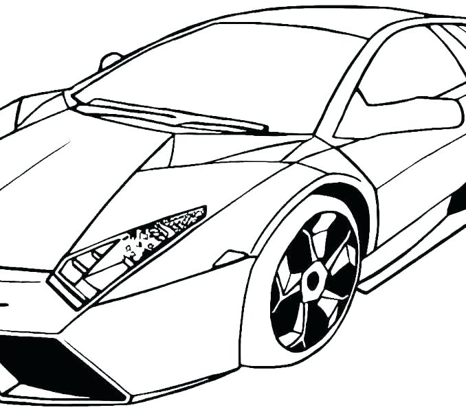 678x600 Fast Car Coloring Pages Printable Unique Online Free Colouring - Fast Car Drawing