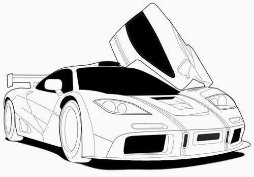 Fast Car Drawing at PaintingValley.com | Explore collection of Fast Car ...