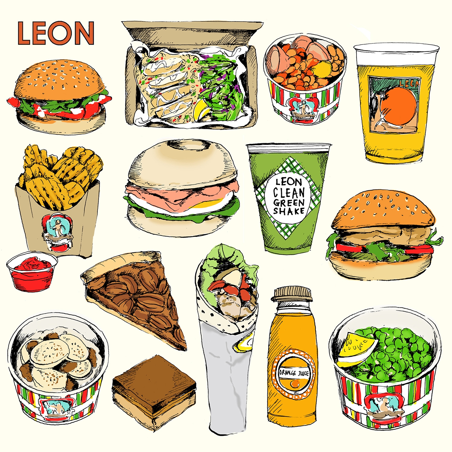 1500x1500 How Draw Food Tips From Leading Illustrators - Fast Food Drawing