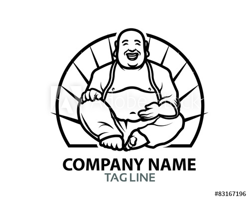 500x400 fat buddha logo - Fat Buddha Drawing