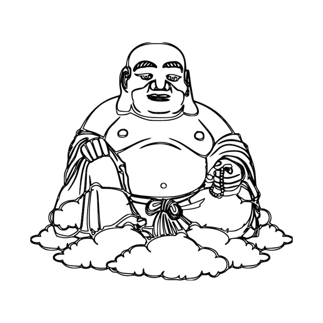 Fat Buddha Drawing at Explore collection of Fat