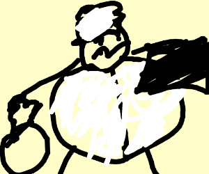 300x250 Fat Chef Drawing - Fat Chef Drawing