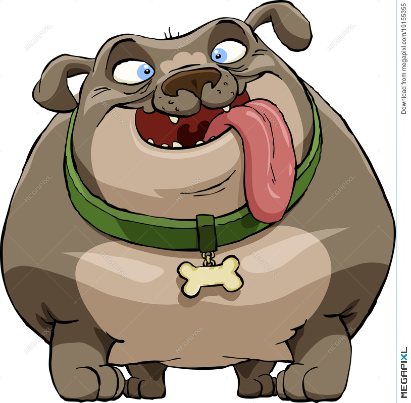 814x800 Fat Dog Illustration - Fat Dog Drawing