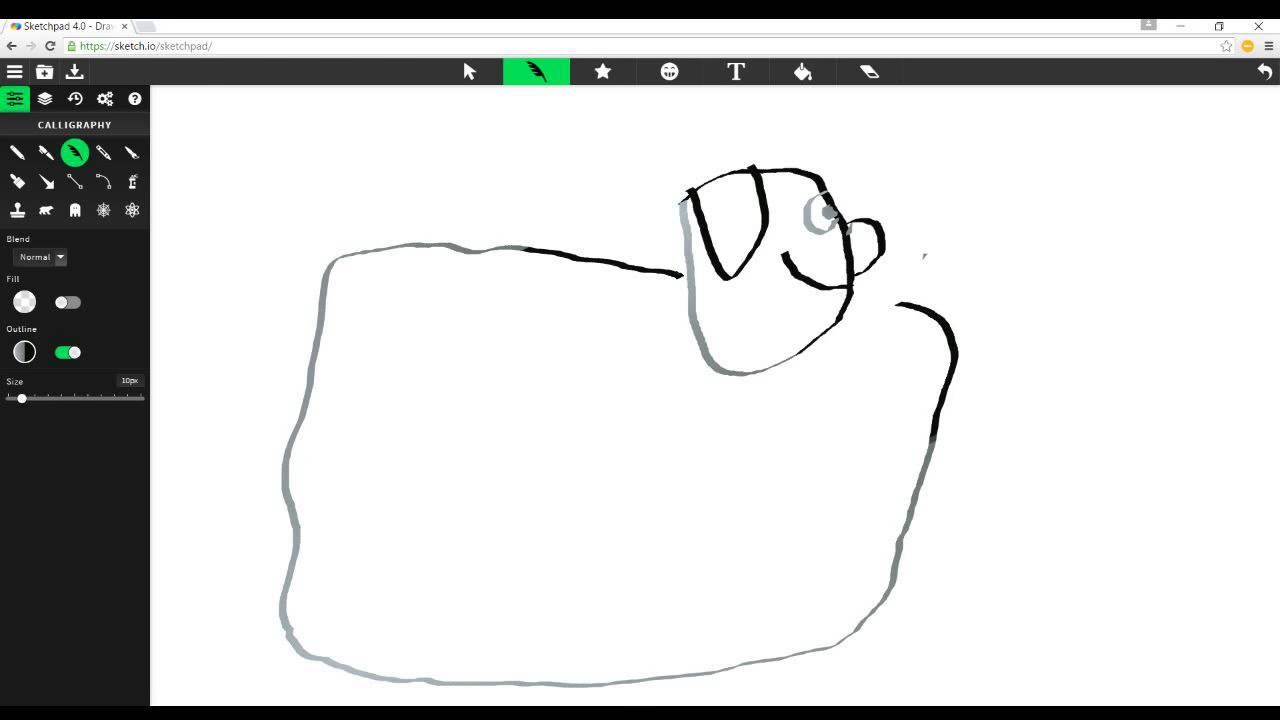 1280x720 How To Draw A Fat Dog - Fat Dog Drawing