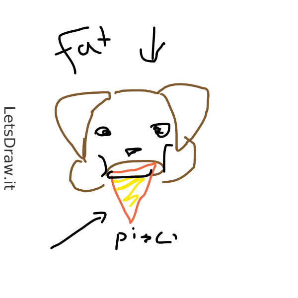 600x600 Fat Dog - Fat Dog Drawing