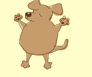 300x250 Fat Dog Drawing - Fat Dog Drawing