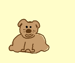300x250 Fat Dog - Fat Dog Drawing