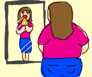 300x250 Fat Girls Looking Thin Girl Eating A Lot Drawing - Fat Girl Drawing