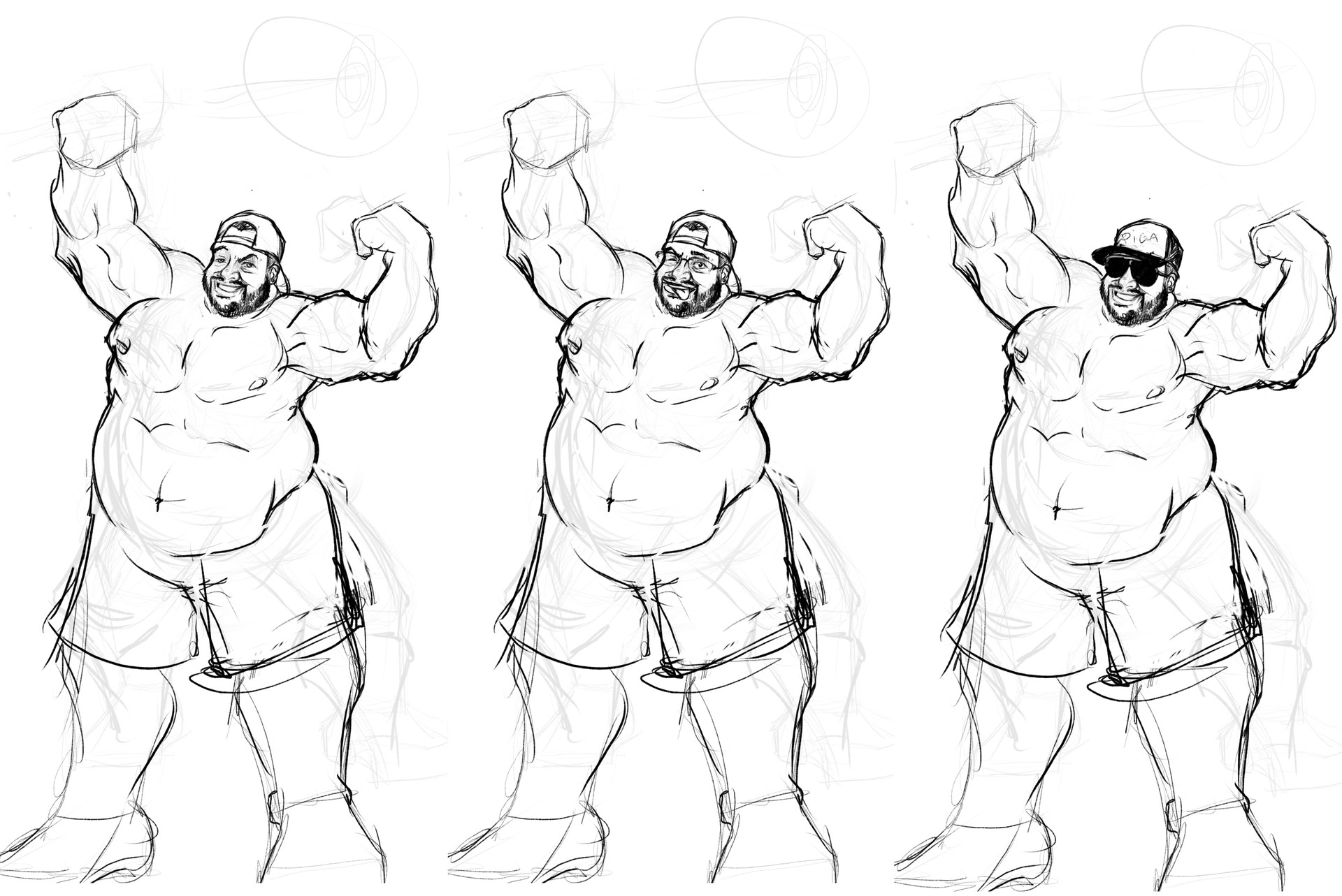 1920x1283 Igor Soares Braga - Fat Guy Drawing