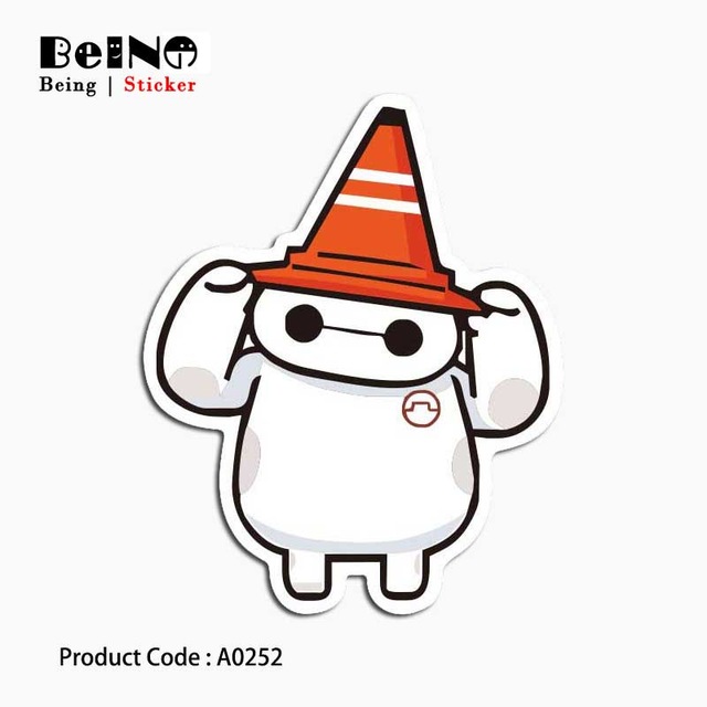 640x640 White Fat Man Sticker Cartoon Anime Cute Waterproof Suitcase - Fat Guy Drawing