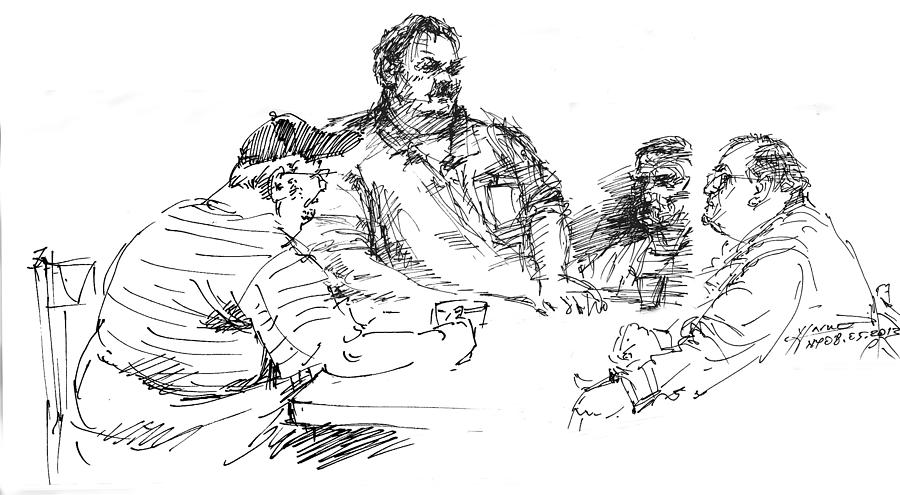 900x495 Big Guys And A Little Guy Drawing - Fat Guy Drawing