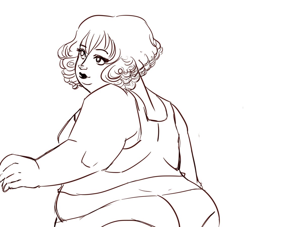 1200x900 kivan beans on twitter reminder, fat people, especially fat - Fat Lady Drawing