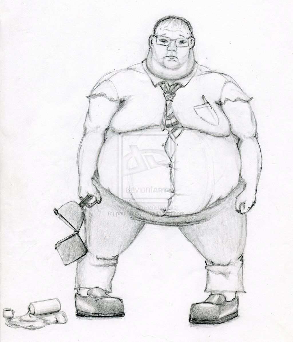 Fat Man Drawing at Explore collection of Fat Man