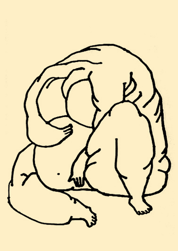 600x848 Fat People Drawings On Behance - Fat People Drawing