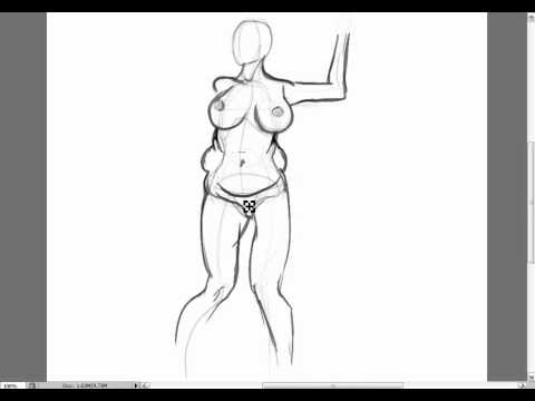 480x360 how to draw overweight women - Fat People Drawing
