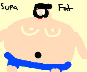 300x250 Super Fat Person Drawing - Fat Person Drawing