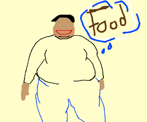 300x250 describe a fat person drawing - Fat Person Drawing