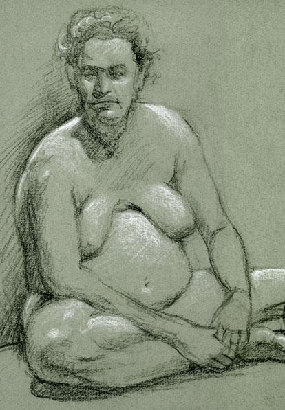 414x597 drawrings, etc fat - Fat Woman Drawing