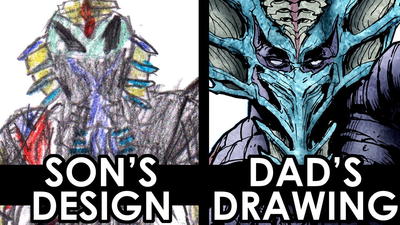 1280x720 Son's Design - Father And Son Drawing