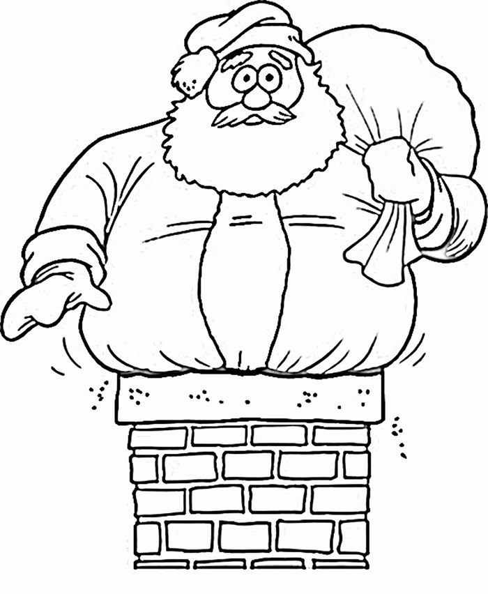700x852 Father Christmas Drawings Free Download Clip Art - Father Christmas Drawing