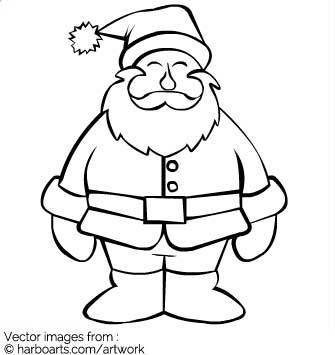 335x355 Huge Collection Of 'father Christmas Drawing' Download More Than - Father Christmas Drawing