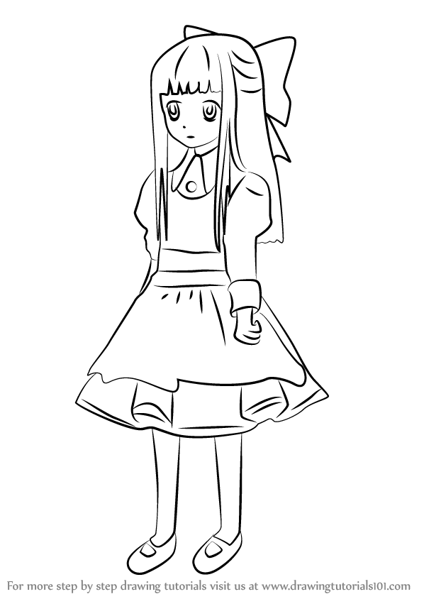 598x844 Learn How To Draw Aya Drevis From Mad Father - Father Drawing