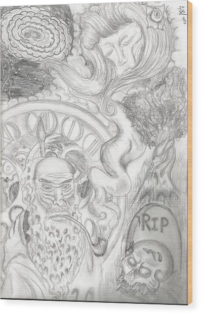 397x618 Father Time And Mother Nature Drawing - Father Time Drawing
