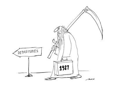 400x300 father time with briefcase saying follows departures sign - Father Time Drawing