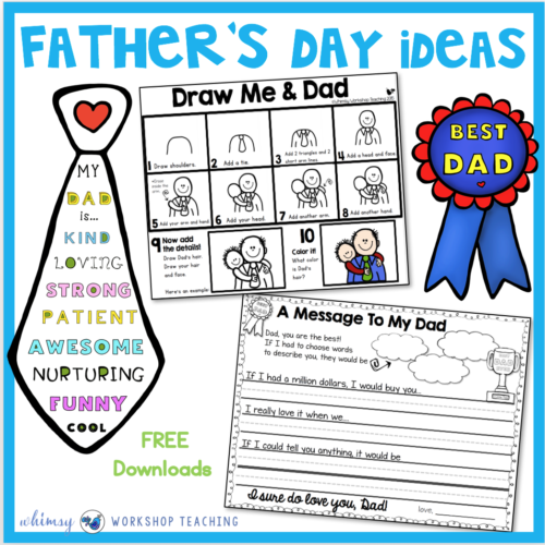 500x500 Father's Day Directed Drawing Ideas - Fathers Day Drawings