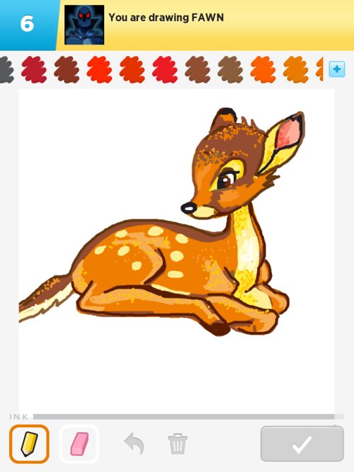 500x667 fawn drawings - Fawn Drawing
