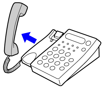 360x302 receiving a fax after answering a call on the extension telephone - Fax Drawing