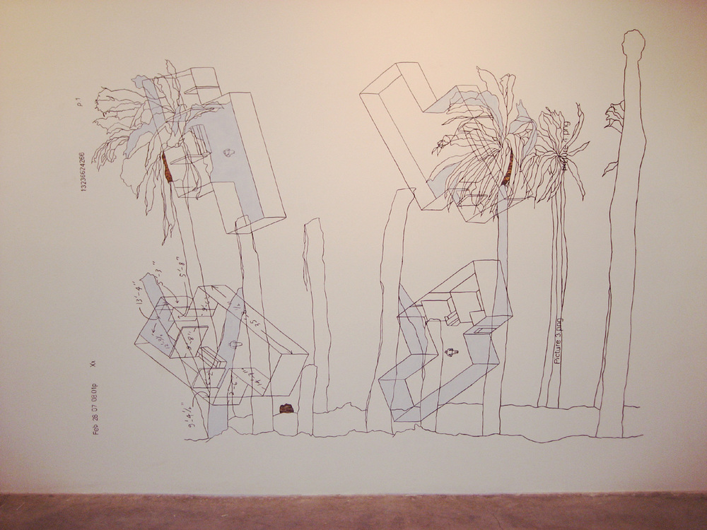 1000x750 wall drawings kim schoenstadt - Fax Drawing