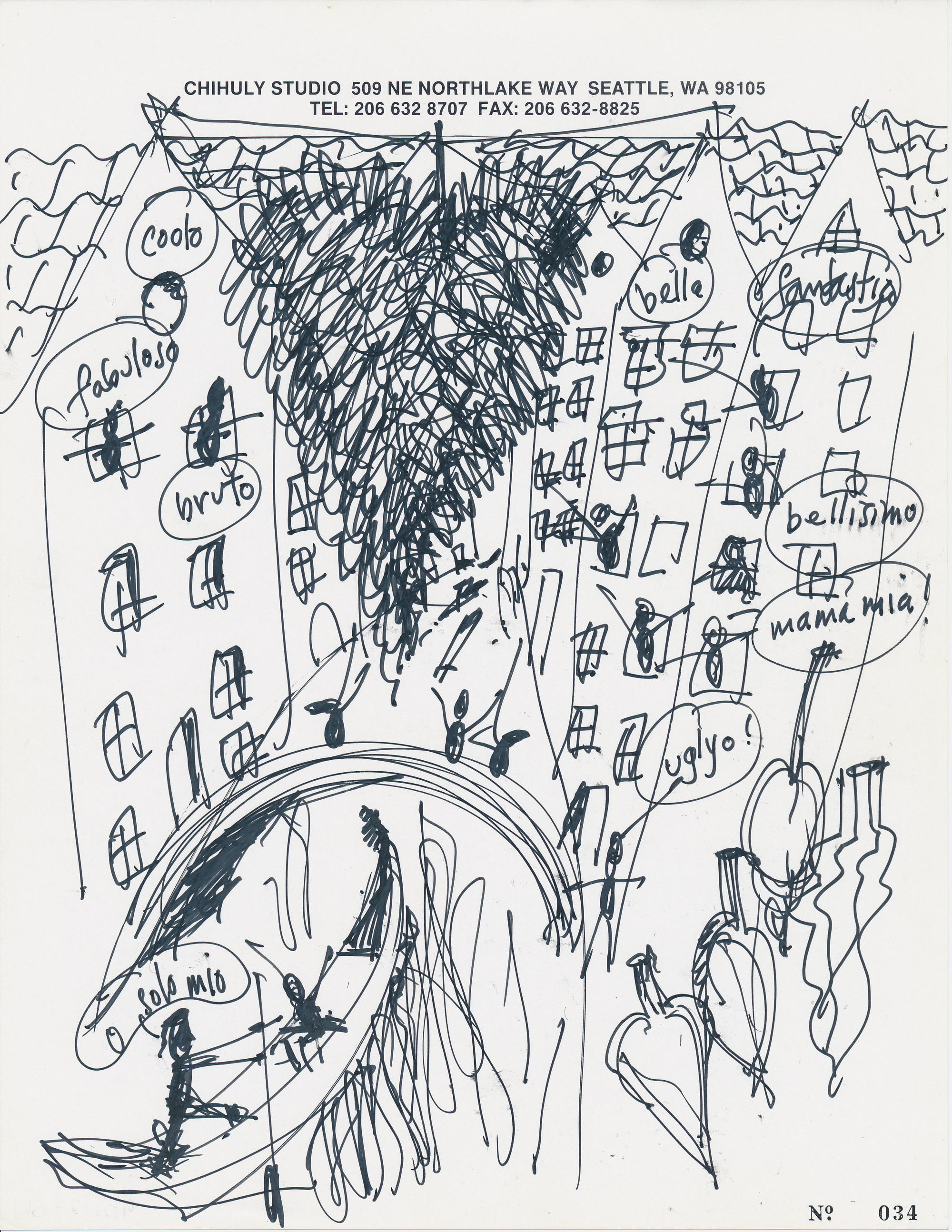 2000x2588 dale chihuly sent thousands of drawings - Fax Drawing