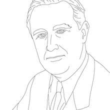 220x220 president franklin roosevelt coloring pages - Fdr Drawing