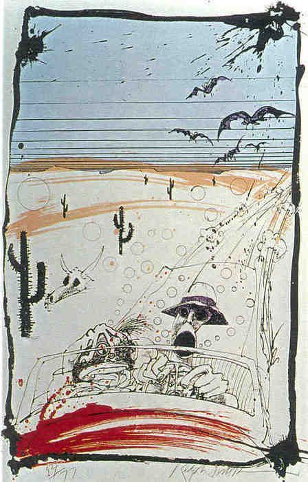 448x700 Fear And Loathing Illustrator, Ralph Steadman Psychedelic Art - Fear And Loathing Drawings