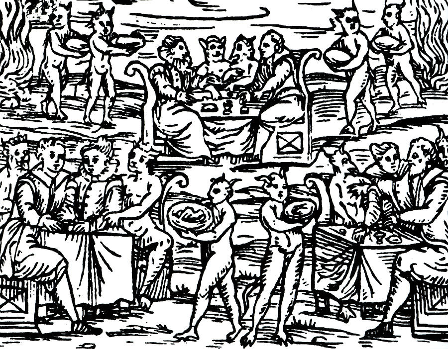 900x702 the sorcerers feast drawing - Feast Drawing