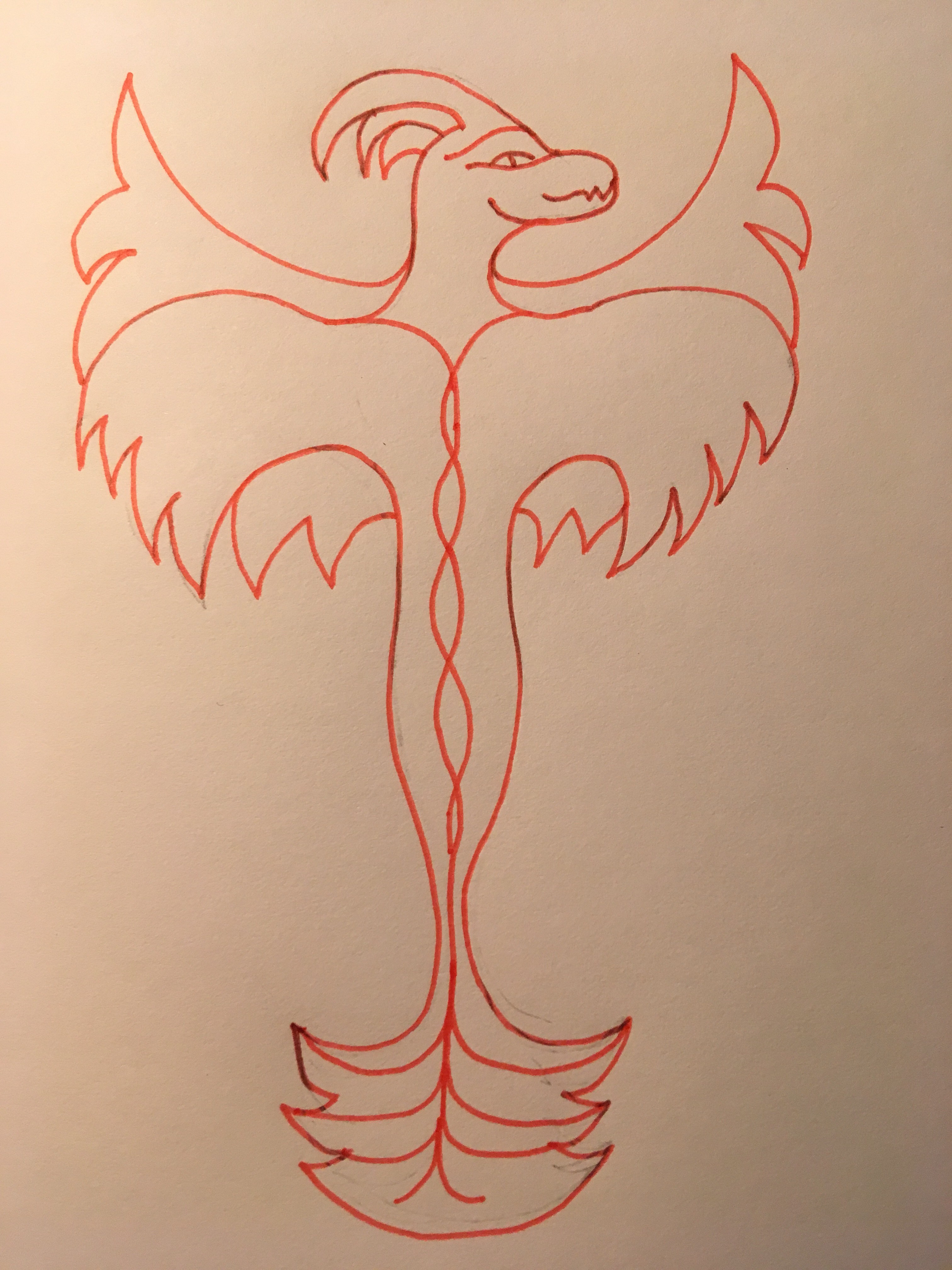 3024x4032 Feather Duster Drawing Dragons Day Kate Ristau - Feather Duster Drawing