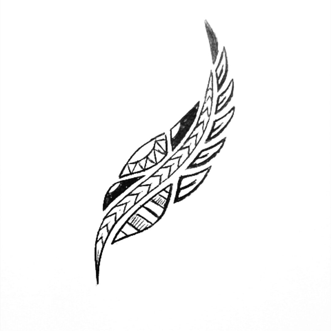 Feather Line Drawing at PaintingValley.com | Explore collection of