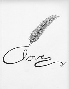 232x300 Feather Pen Drawings - Feather Pen Drawing