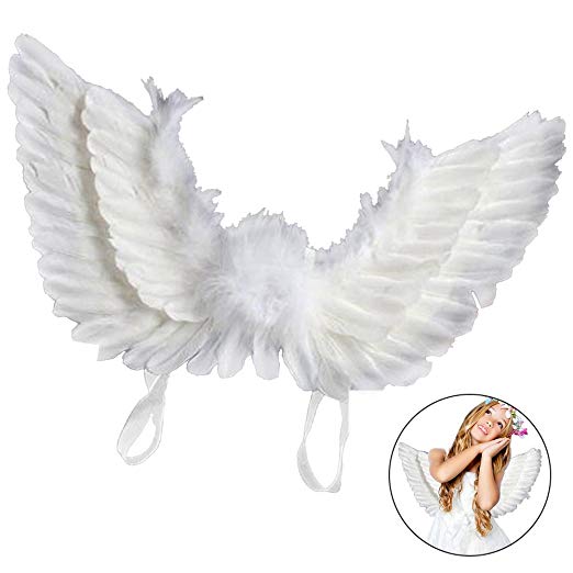 522x522 Hootech Angel Feather Wings Christmas Party Costume - Feather Wings Drawing