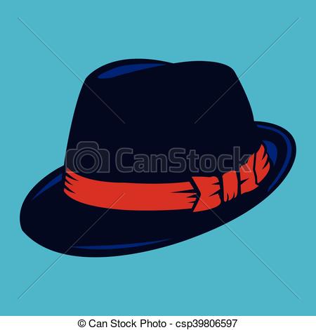 450x470 fedora hat - Fedora Hat Drawing