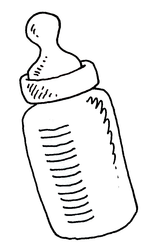 620x1034 feeding bottle clipart black and white great free clipart - Feeding Bottle Drawing