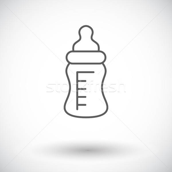 600x600 feeding bottle vector illustration oleksii afanasiev - Feeding Bottle Drawing