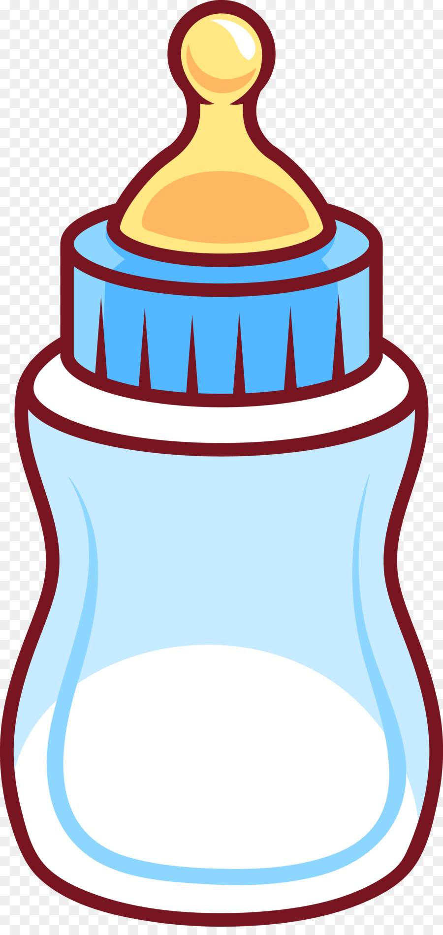 900x1900 milk bottle for baby clipart great free clipart, silhouette - Feeding Bottle Drawing